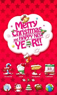 How to install Christmas Cat GOLauncher Theme v1.0 mod apk for android