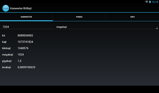 【免費工具App】Konwerter BitBajt-APP點子