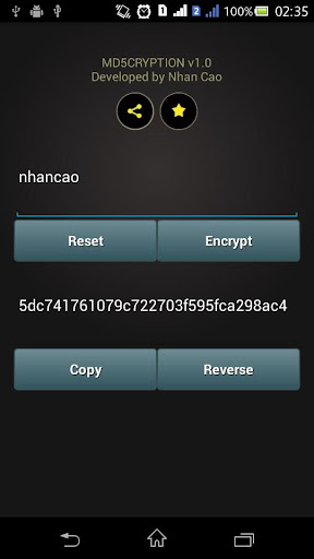 Md5cryption