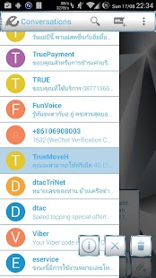 Free Theme Frame W Blue for SMS APK