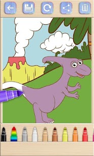 How to mod Paint and color dinosaurs game 1012 unlimited apk for android