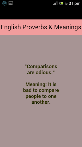 【免費生活App】Proverbs and Meanings-APP點子