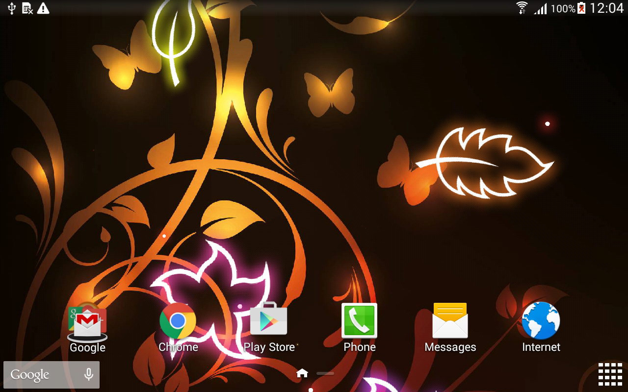 Glowing Flowers Live Wallpaper - Android Apps on Google Play