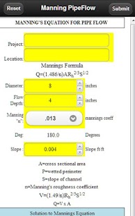 Manning PipeFlow Screenshots 0