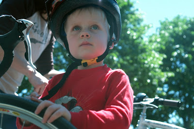 Alex in bike helmet