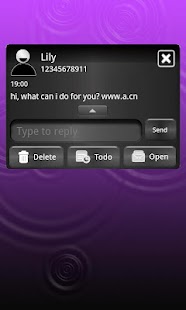 Lastest Metallic Purple for GO SMS APK for PC