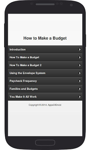 How to Make a Budget