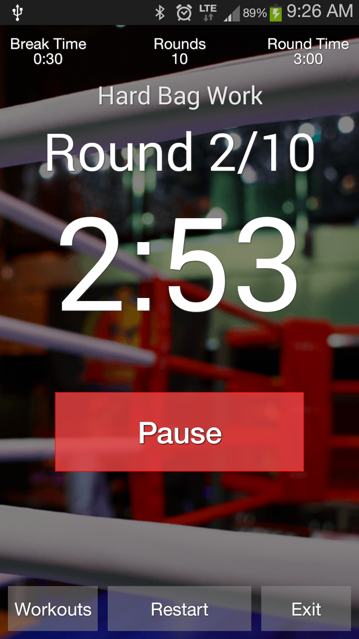 RUSH Interval Timer PRO Screen 2