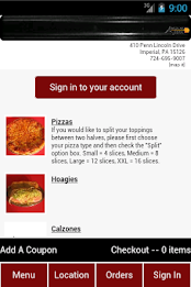 angelia's pizza -north fayette poster 1