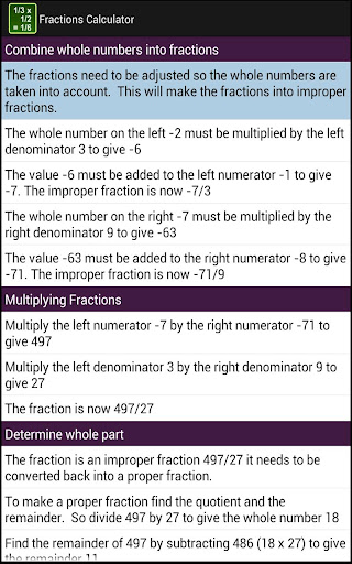 【免費教育App】Fractions Calculator-APP點子