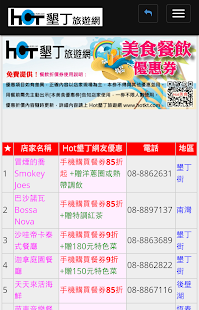 Hot墾丁旅遊網 Screenshots 5
