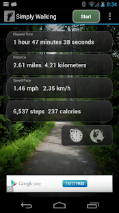 Simply Walking - GPS Map Steps Screenshots 0