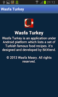 Free Wasfa Turkey - وصفة تركى APK