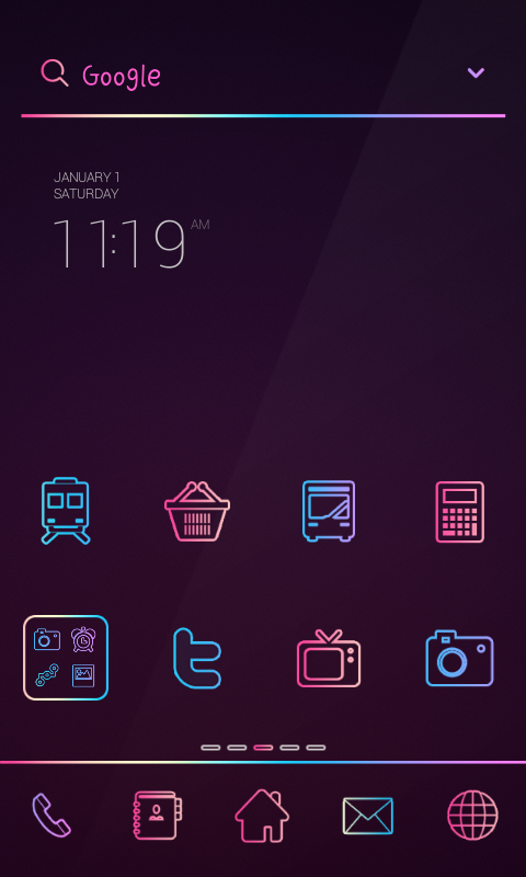 Android color theme