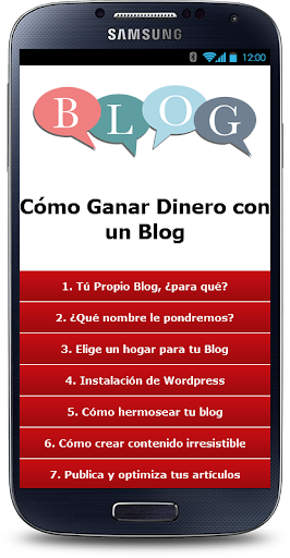 【免費商業App】Como Ganar Dinero con un Blog-APP點子