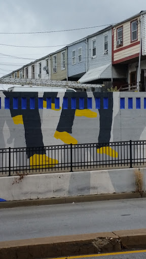 Yellow Shoes Mural