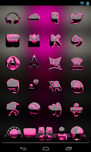 How to install pink black 3D Next Launcher 4.44 unlimited apk for pc