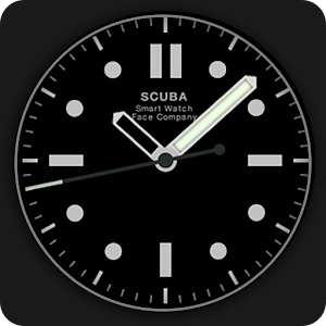 Scuba Diver Watch Face