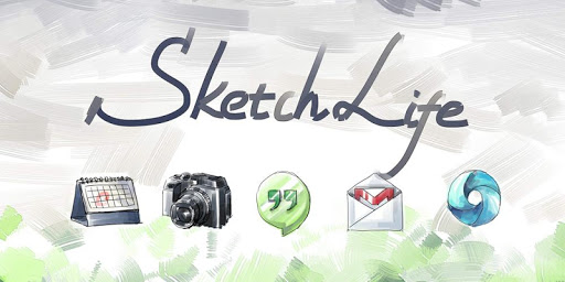 Sketch Style Icons Wallpapers