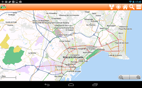 Alicante Offline mappa Map Screenshots 17
