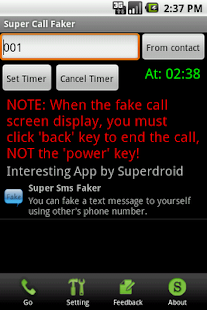 Super Call Faker Free