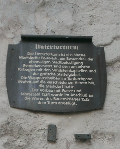 Portal - Untertorturm