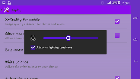 Texture Violet Xperien Theme poster 9