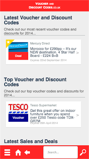 Voucher and Discount Codes