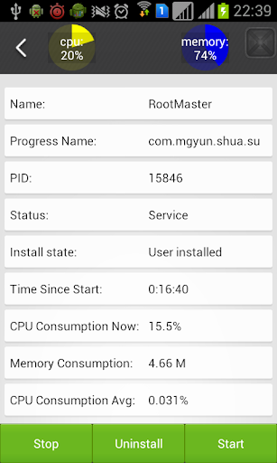 X Task Manager stop processe