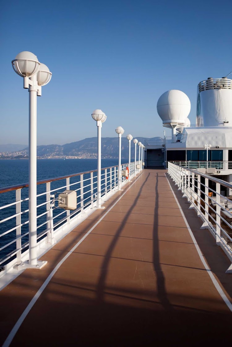 Exercise on open decks and take in wide-open seas on your Azamara cruise.