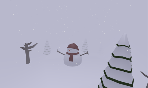 Winter Snowman 3D