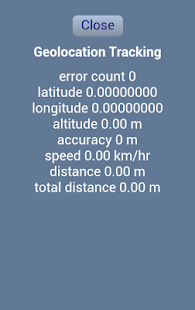 Distance Tracking using GPS Screenshots 4