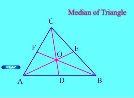 Live Geometry Triangle Medians