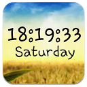 Digital Clock Live Wallpaper mobile app icon
