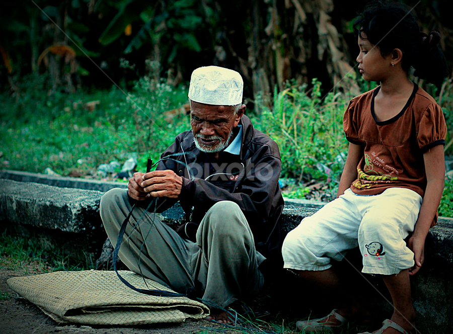 Spirit of the human life at the edge of the time by Pani Indra - People Portraits of Men