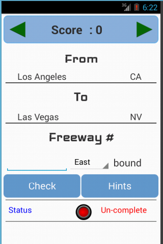 Freeway Quiz