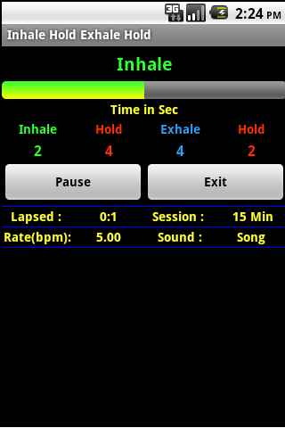 Breath Rate Screen 3