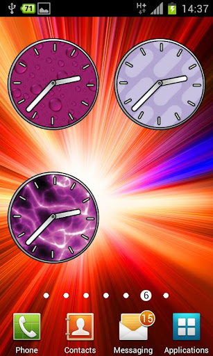 紫色的時鐘