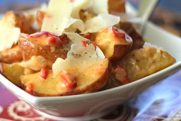 60+ BEST Potato Recipes - Caesar Roasted Red Potatoes