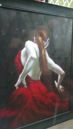 Lone Red Dancer 