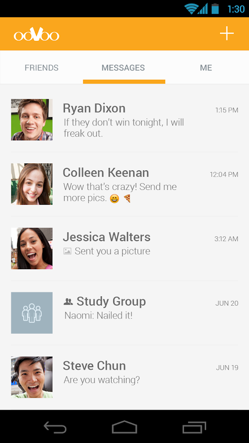 ooVoo Video Call, Text & Voice - screenshot