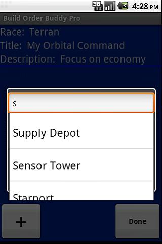 Build Order Buddy Pro Screen 3