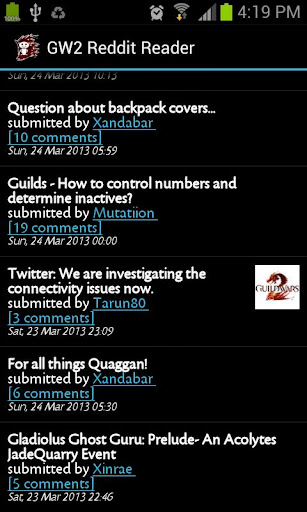 GW2 Reddit Reader