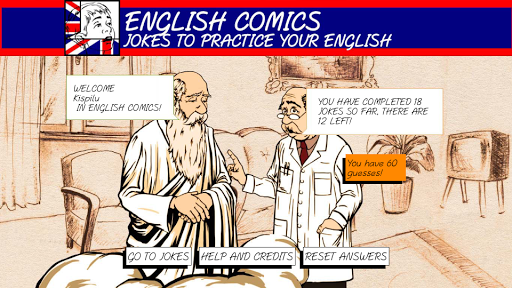 English Comics: Learn laugh