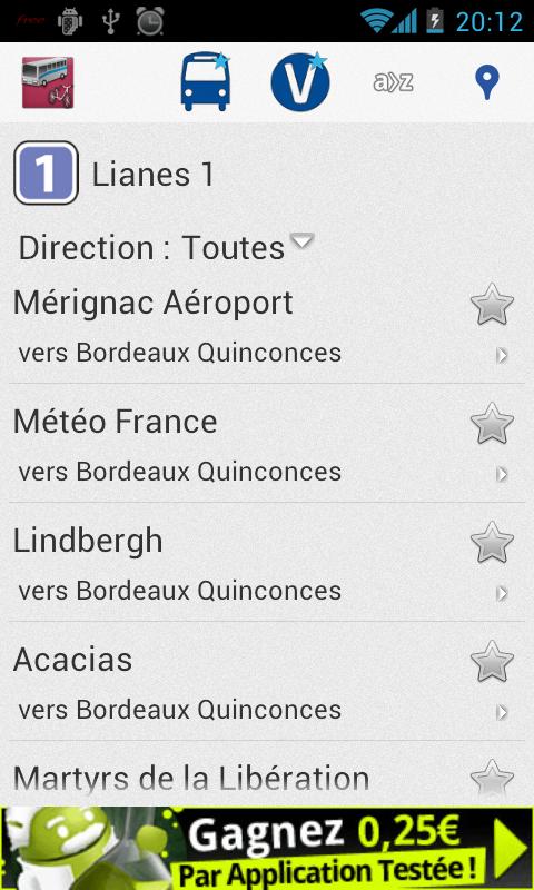 Transports Bordeaux Screen 3