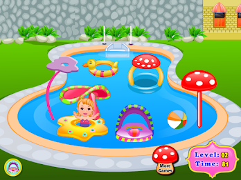 Outside Pool Baby Care poster 3