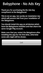 No Ads Key - Baby Phone