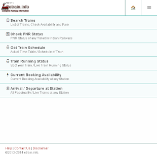 Indian Railways @etrain.info Screenshots 8