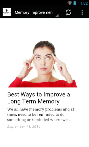 【免費健康App】Memory Improvement Tips-APP點子