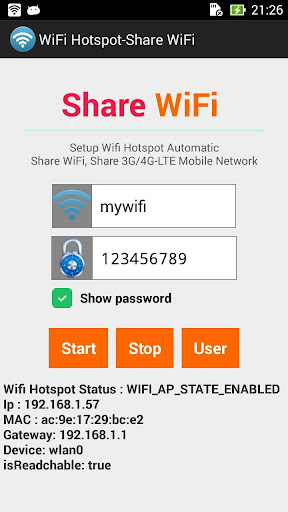 【免費工具App】WiFi hotspot-Share WiFi Mobile-APP點子